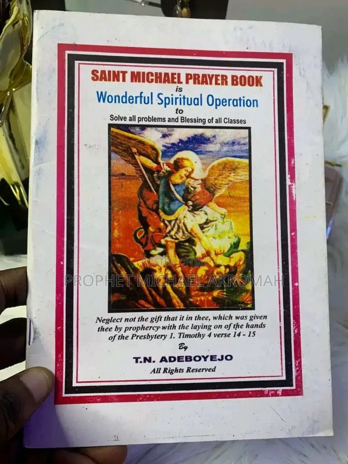 Saints Michael Prayer Book