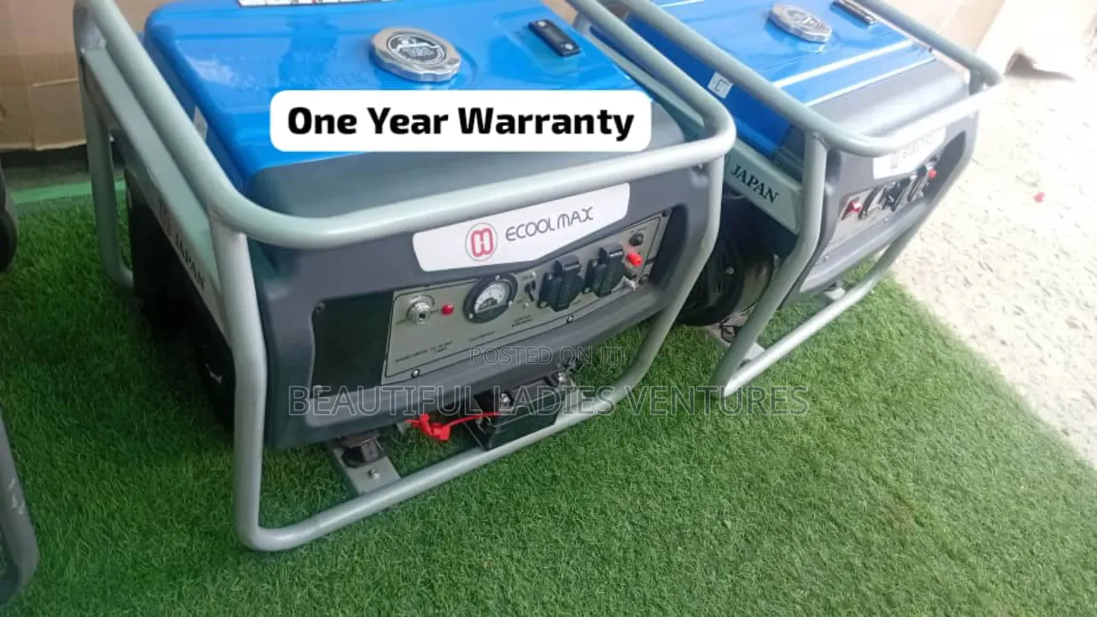 100% Copper Ecoolmax 7.5kva Key Start Generator
