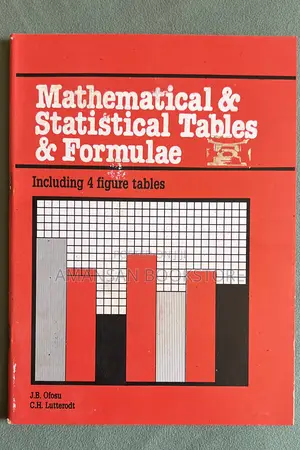 Mathematical Statistical Tables Formulae Ofosu Et Al