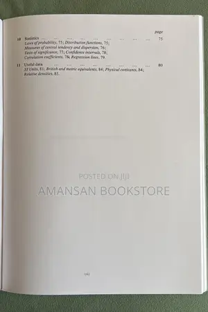 Mathematical Statistical Tables Formulae Ofosu Et Al
