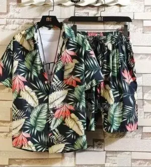 Men’S Classic Shirt With Shorts– Stylish, Comfortable.