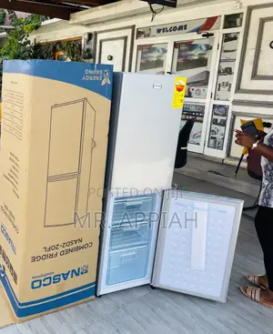 Double Door Electric Nasco Nasd2-20fl Refrigerator.