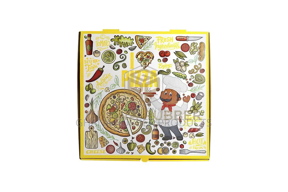 Pizza Boxes 16" Freshly-Baked Design (50pcs)