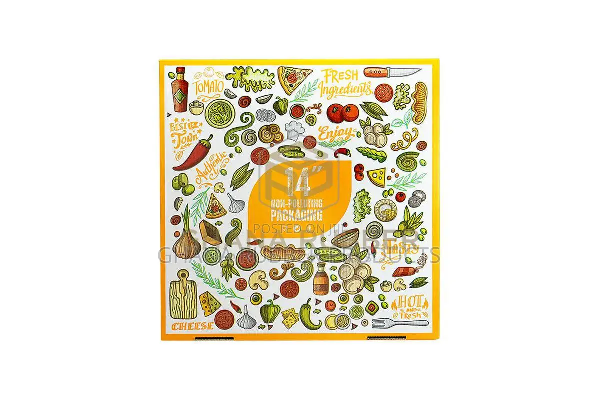 Pizza Boxes 14" Freshly-Baked Design (50pcs)