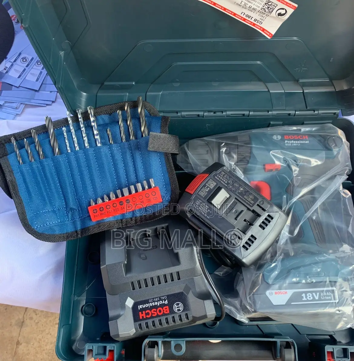 Cordless Impact Drill GSB 180-Li + 2 Battery