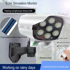 Dummy CCTV Solar Camera Light