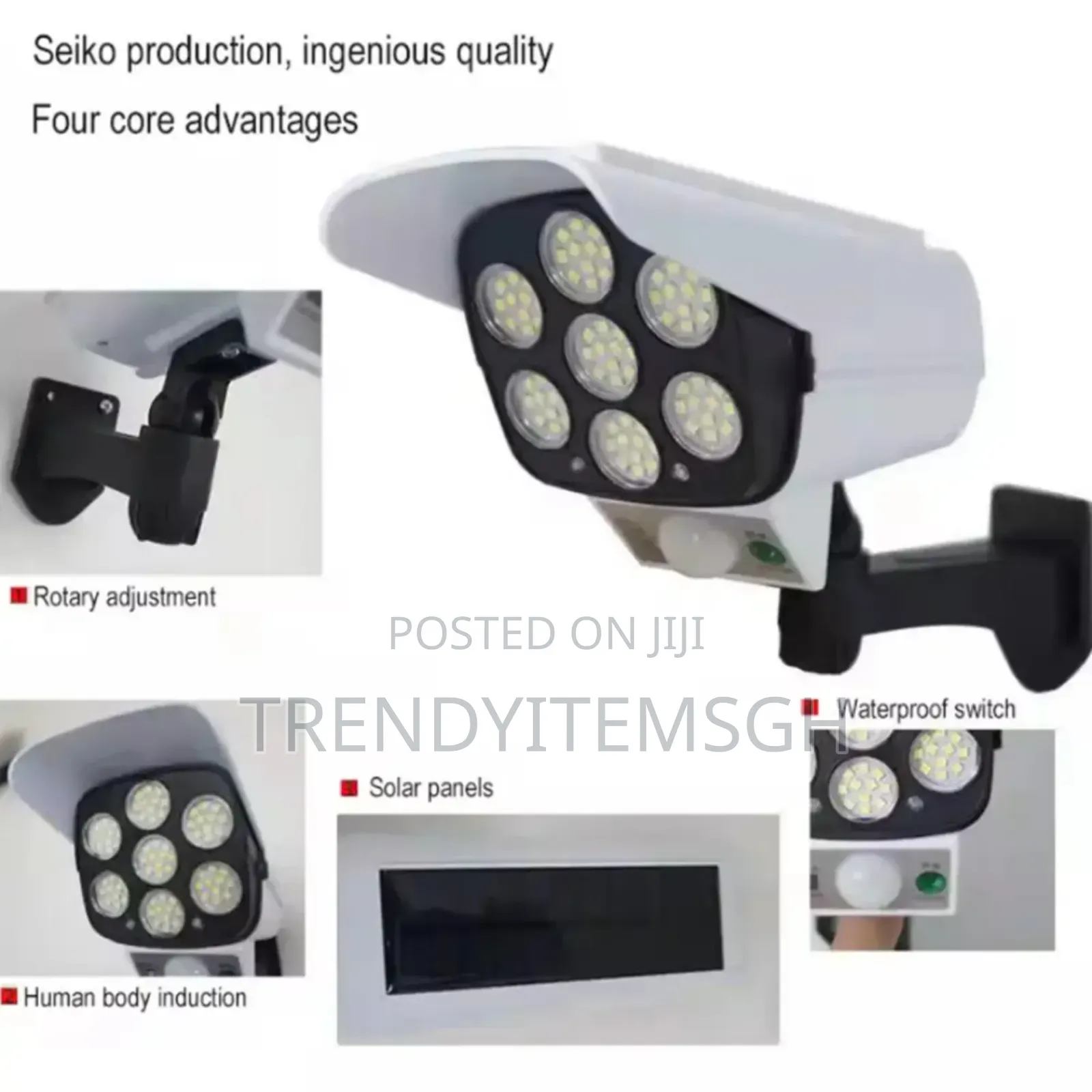 Dummy CCTV Solar Camera Light