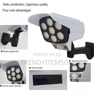Dummy CCTV Solar Camera Light