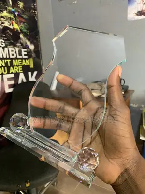 Rounded Shape Crystal Award Plaque