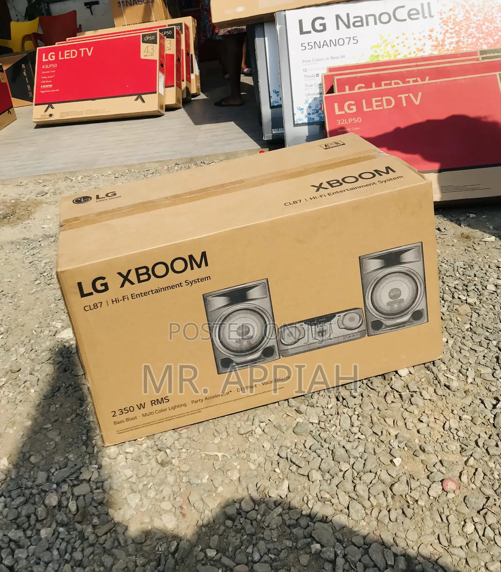 Long Lasting Lg Cl87 Wireless Party Audio Sound Bar.