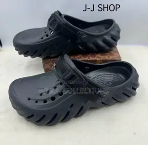 Crocs Slides Black and Amry Green