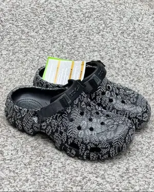Crocs Slides Black Ash