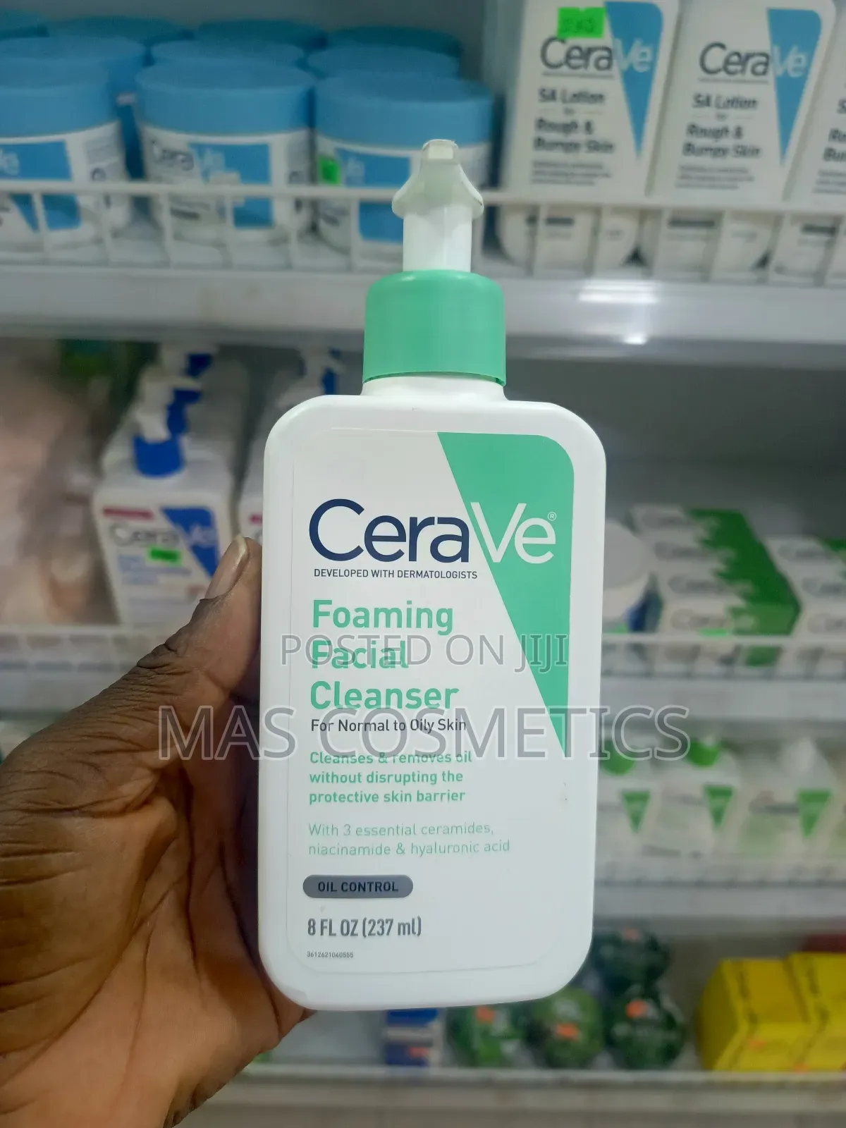 Cerave Foaming Facial Cleanser for Oily Skin-12oz