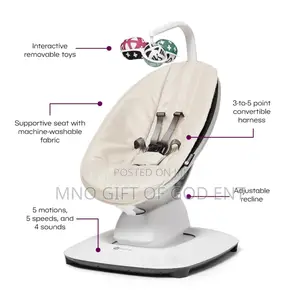 4moms Mamaroo Multi-Motion Baby Swing, Bluetooth From U.S.