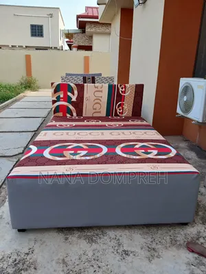 Gucci Bed With Ash Leather.
