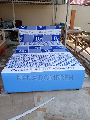 Blue and White Dior Bed
