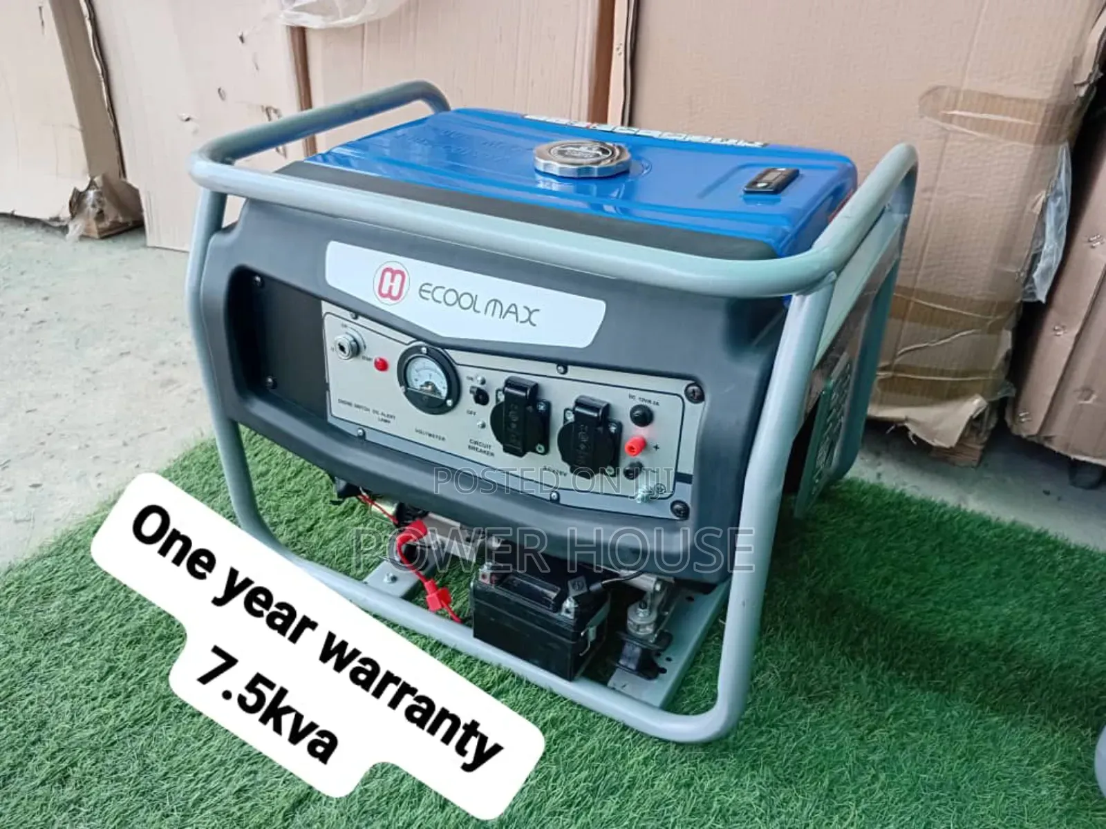 Switch Mode 7.5kva Ecoolmax Petrol Genset 7.5kva Pull Start