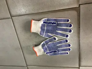 Wadfow Safety Dotted and PVC Gloves Xl