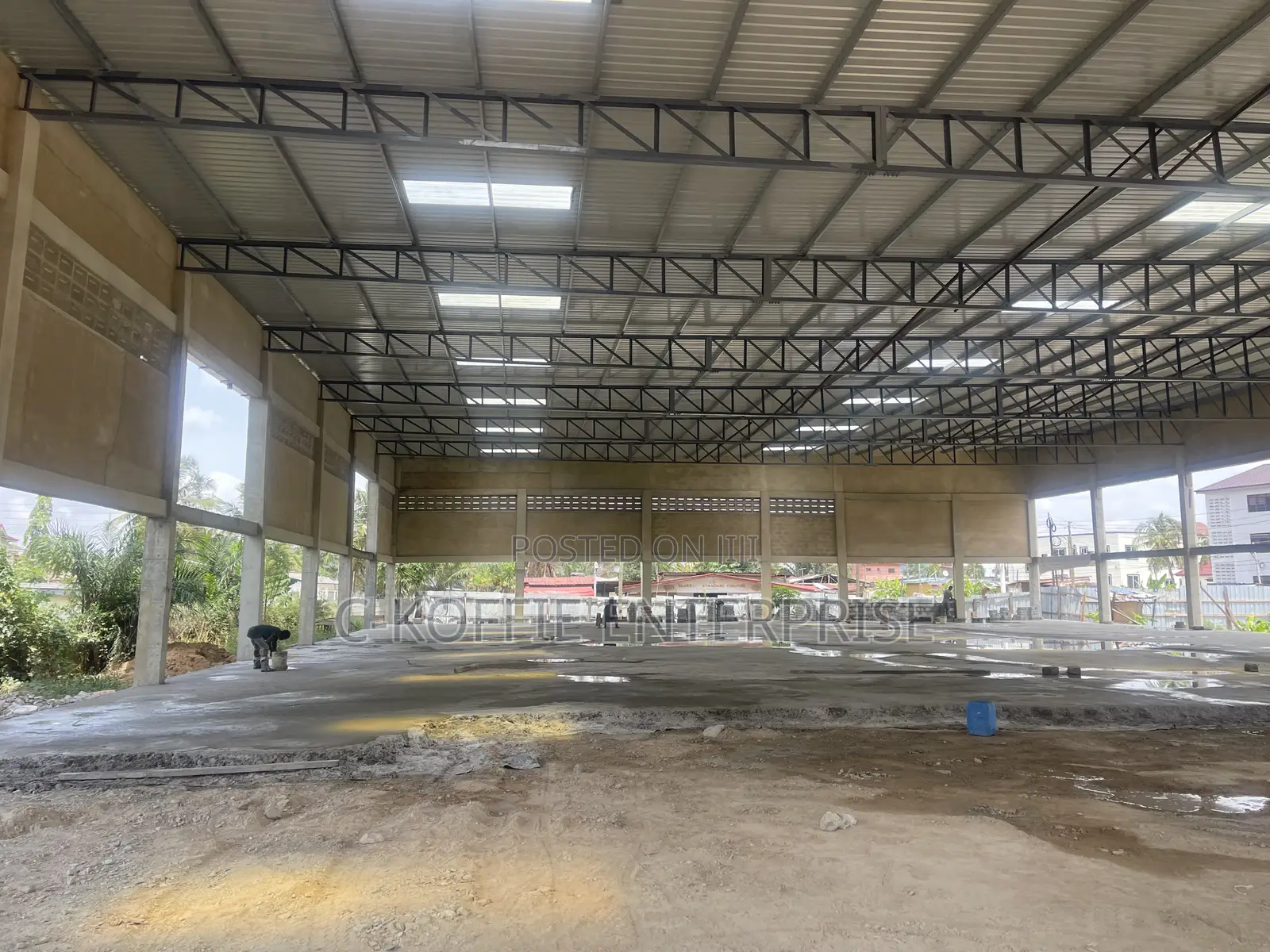 1750 SQM Warehouse at North Kaneshie Industrial Area for Rent