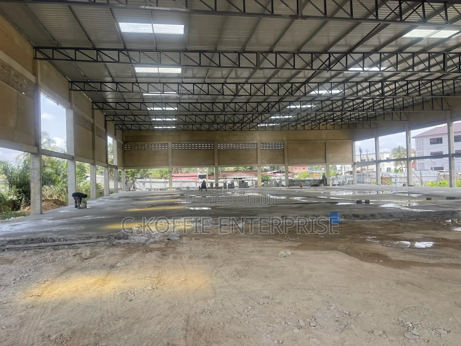 1750 SQM Warehouse at North Kaneshie Industrial Area for Rent