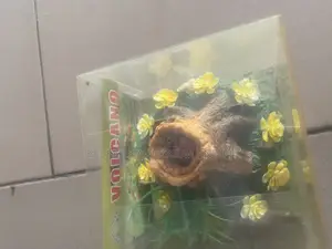 Aquarium Volcano Decor