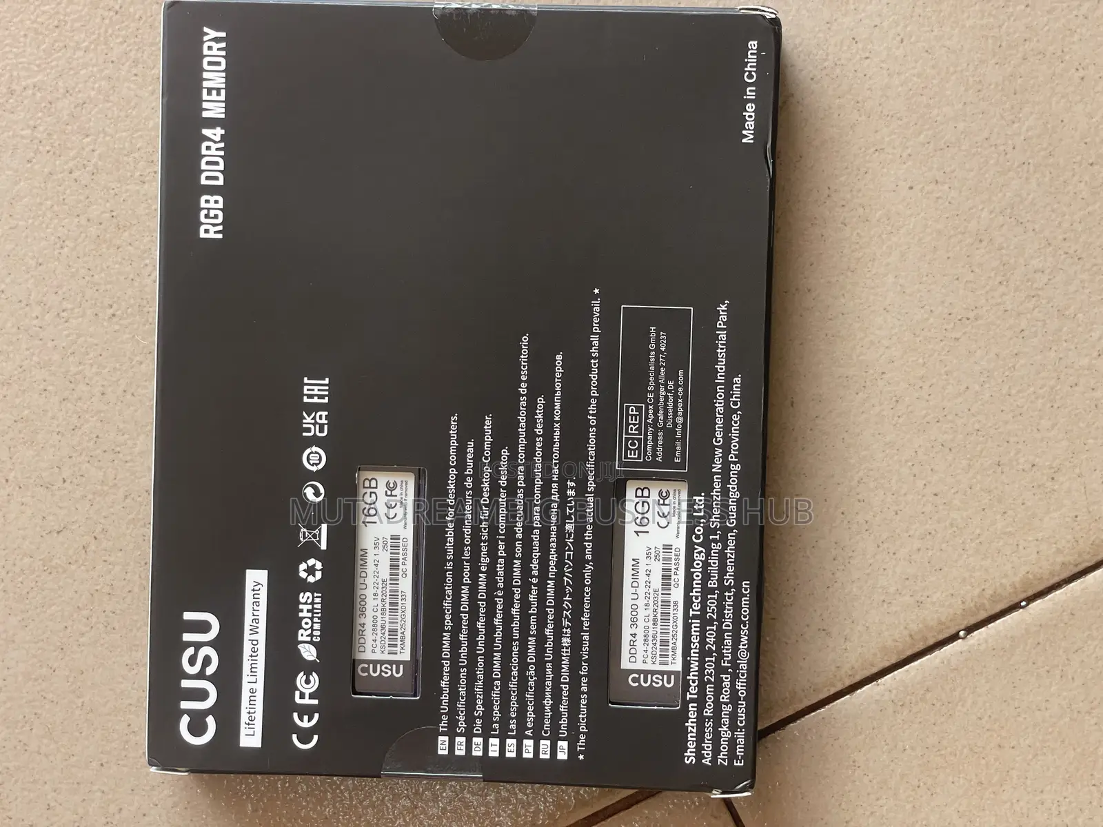 16gb Pc4 RGB Ram