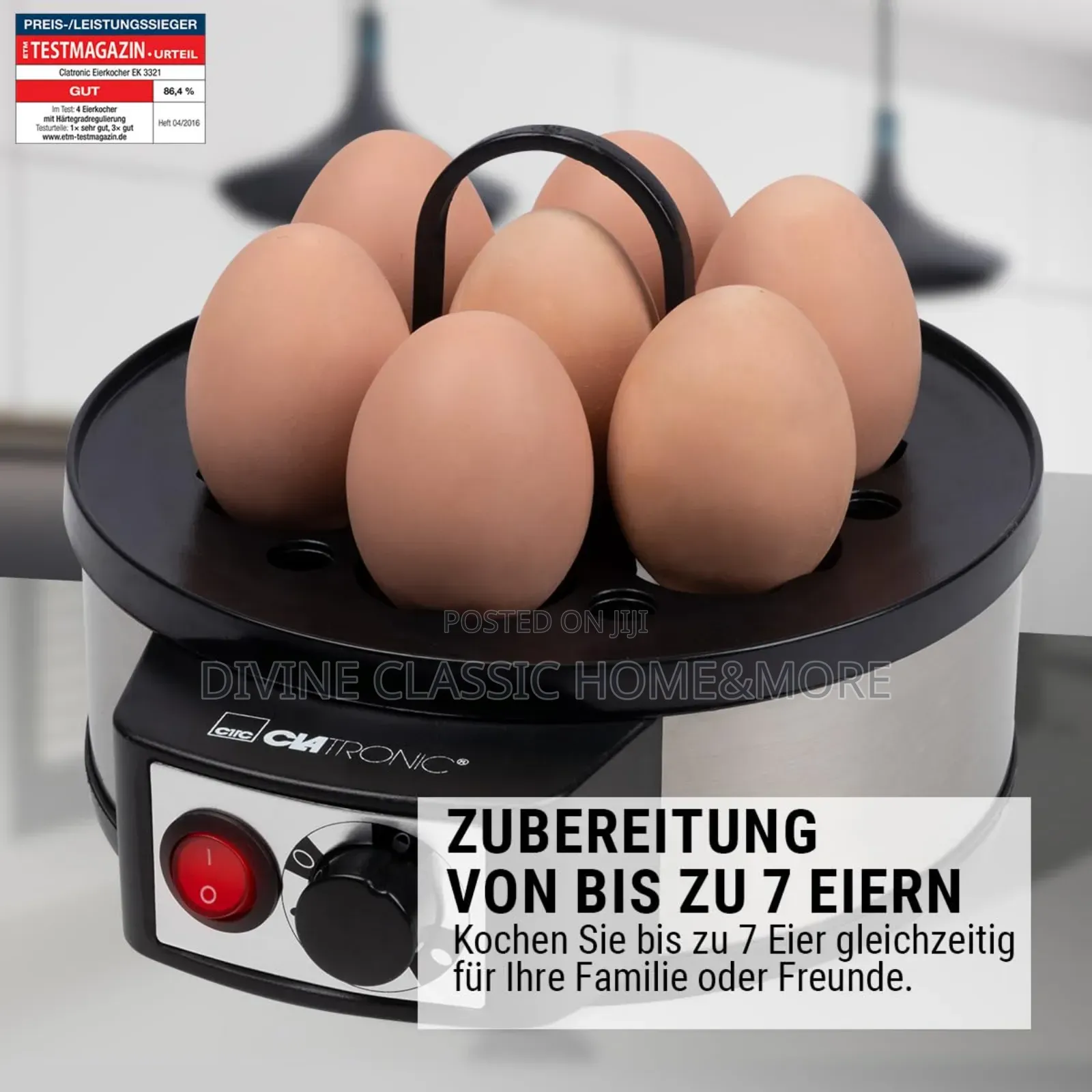 Cclatronic 7pcs Egg Boiler