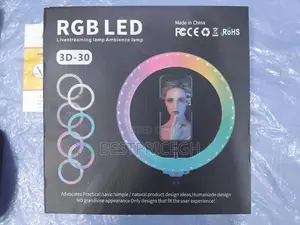 RGB Led Live Streaming Lamp 3d-30