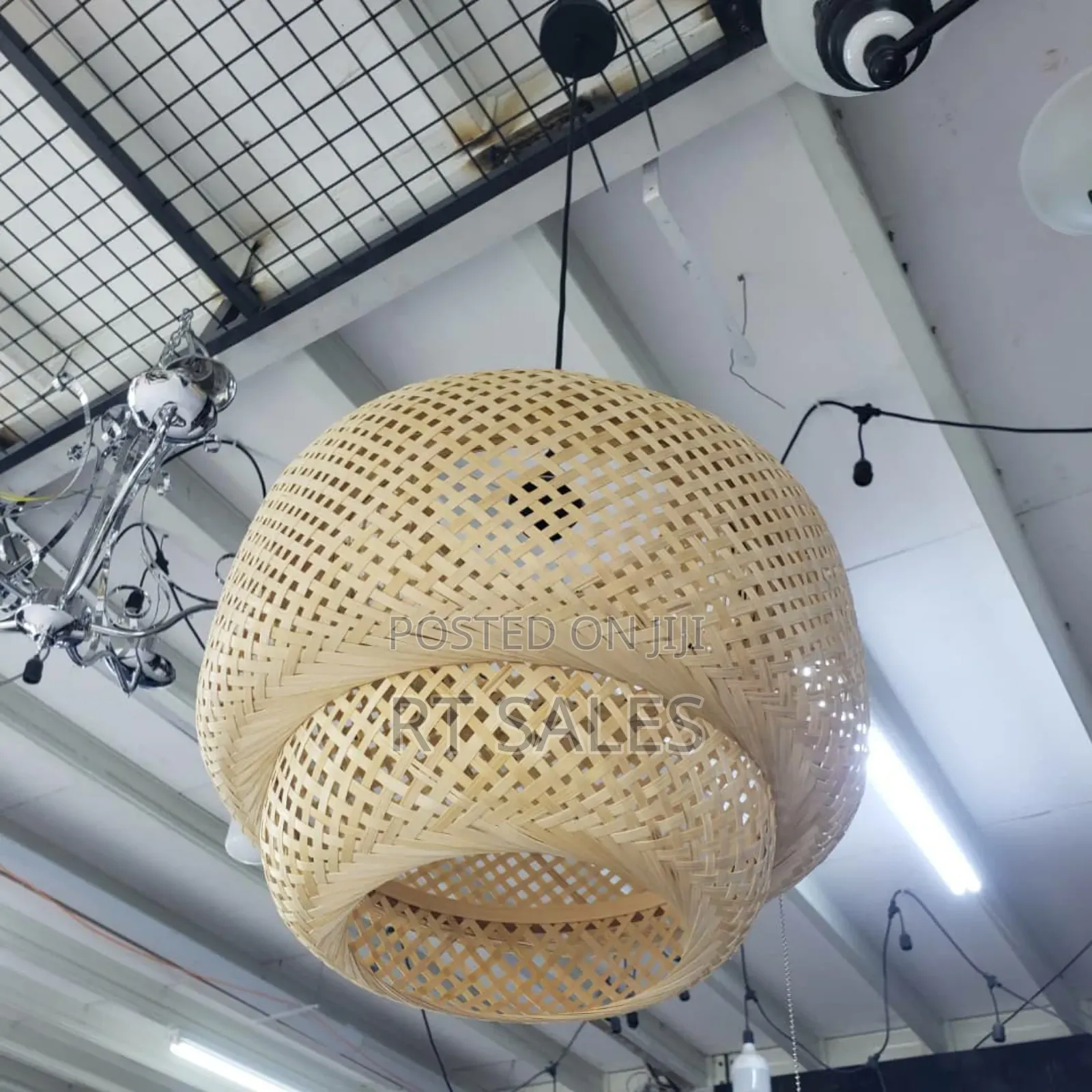 Bamboo Ceiling Single Pendant Lights.