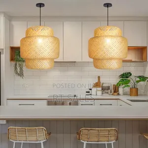 Bamboo Ceiling Single Pendant Lights.