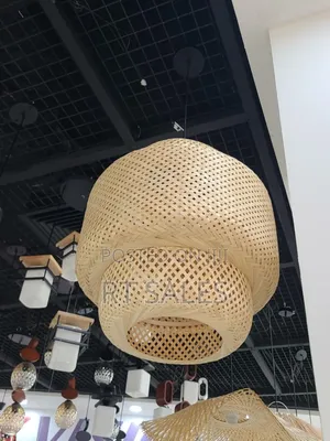 Bamboo Ceiling Single Pendant Lights.