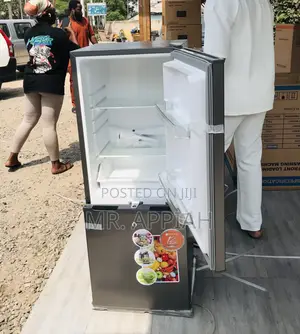 Galaxy 200bf Double Door Electric Fridge(Dark Gray) 