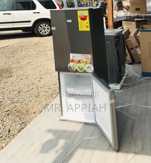 Well Design Galaxy 2 Door Electric Fridge(Dark Gray) 