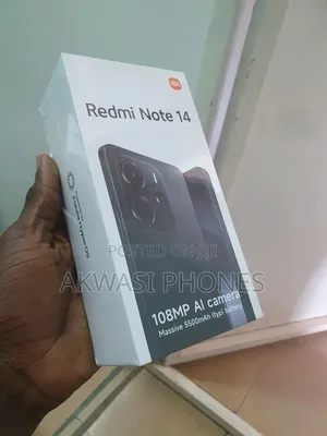 New Xiaomi Redmi Note 14 4G 256 GB Black