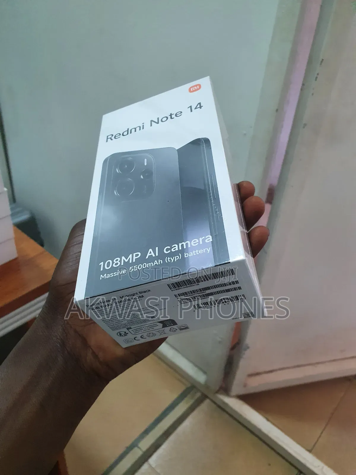 New Xiaomi Redmi Note 14 4G 256 GB Black