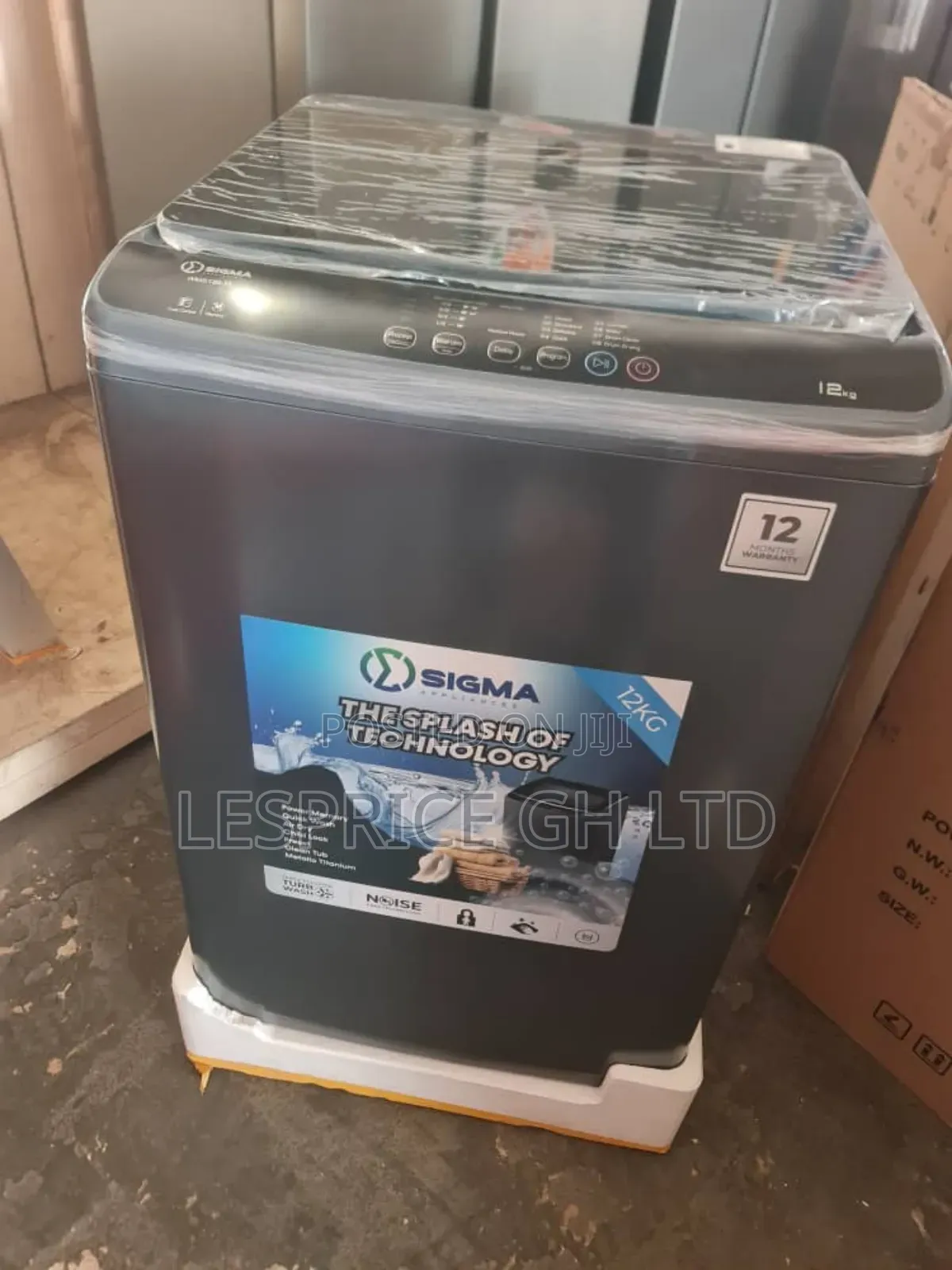Sigma 12kg Fully Automatic Washing Machine