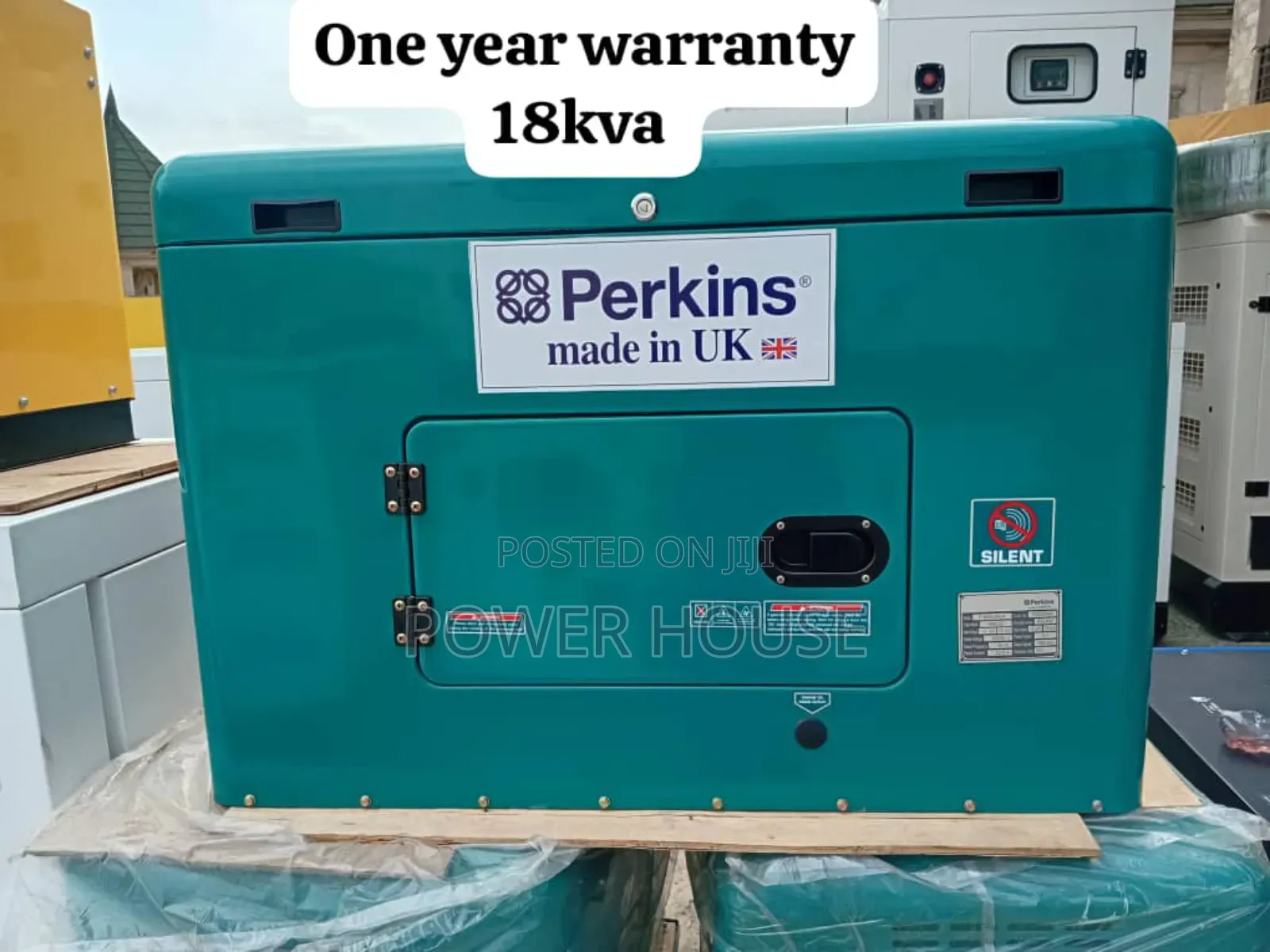 Made in Uk Perkins 18kva 15000watts Diesel Genset Silent Uk