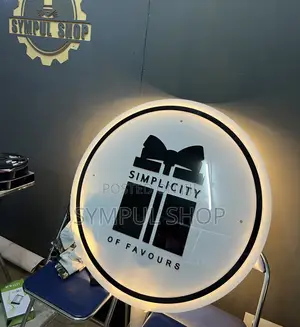 Indoor Backlit Sign