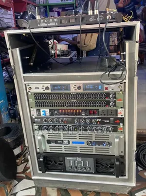 Fully Loaded Amplifier Rack Set for Line Array or Normal Set