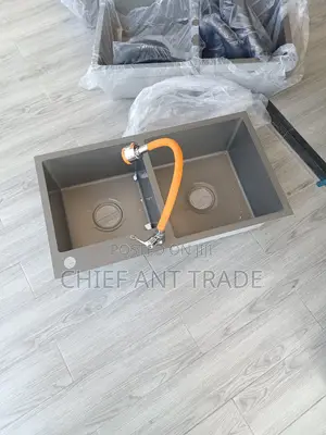Double Kitchen Sink. Grey 7843gy
