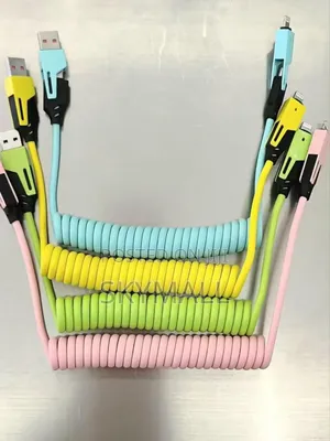 Car Spring Usb Charging Cable