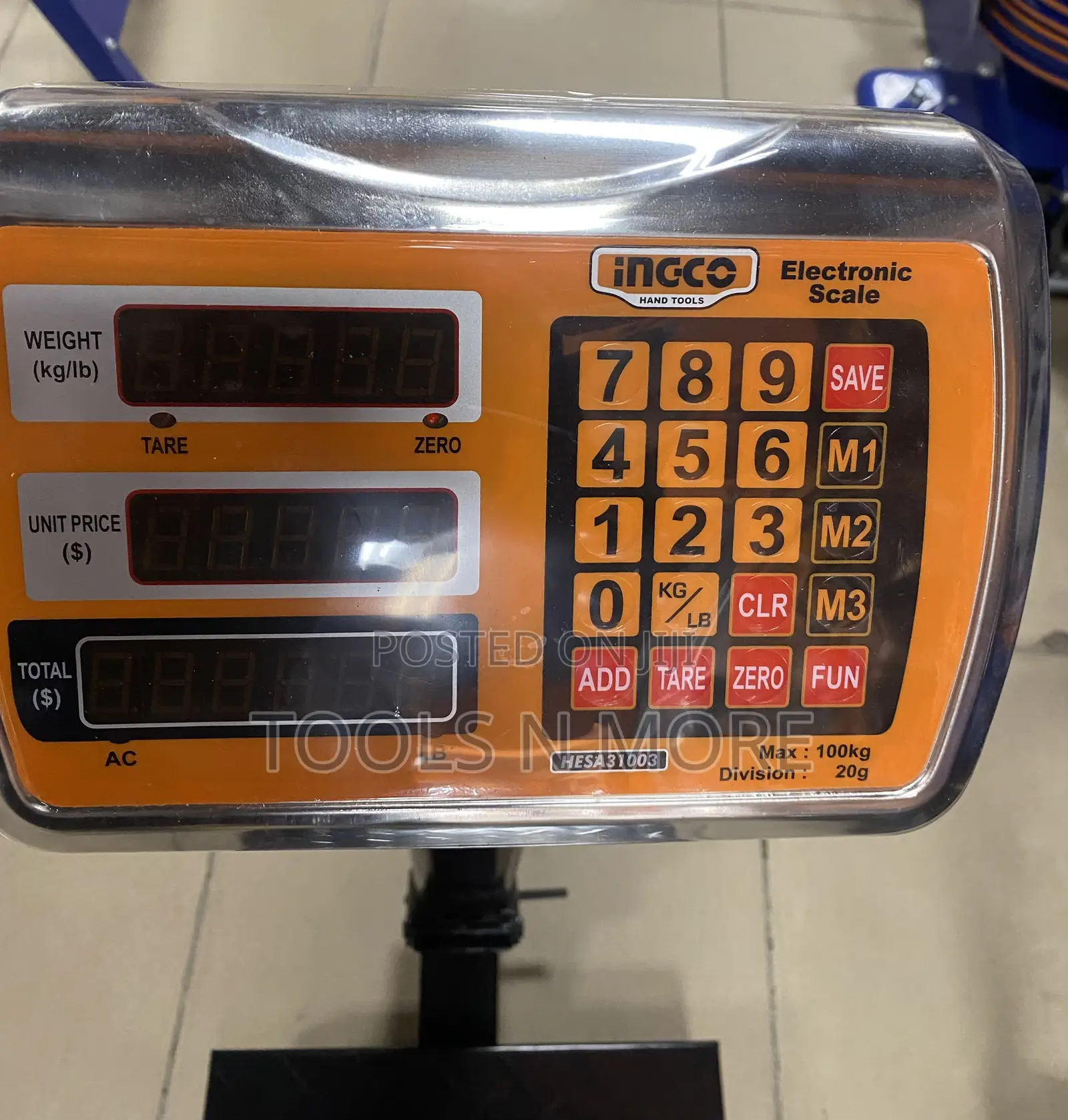 Ingco Digital Platform Scale 100kg