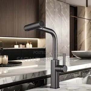 Mattel Black Adjustable Faucet