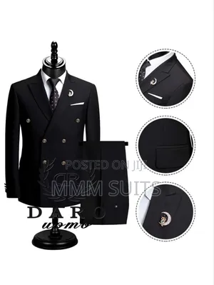 Latest Fashion Turkish Double-Breasted Men 2-Piece Suit