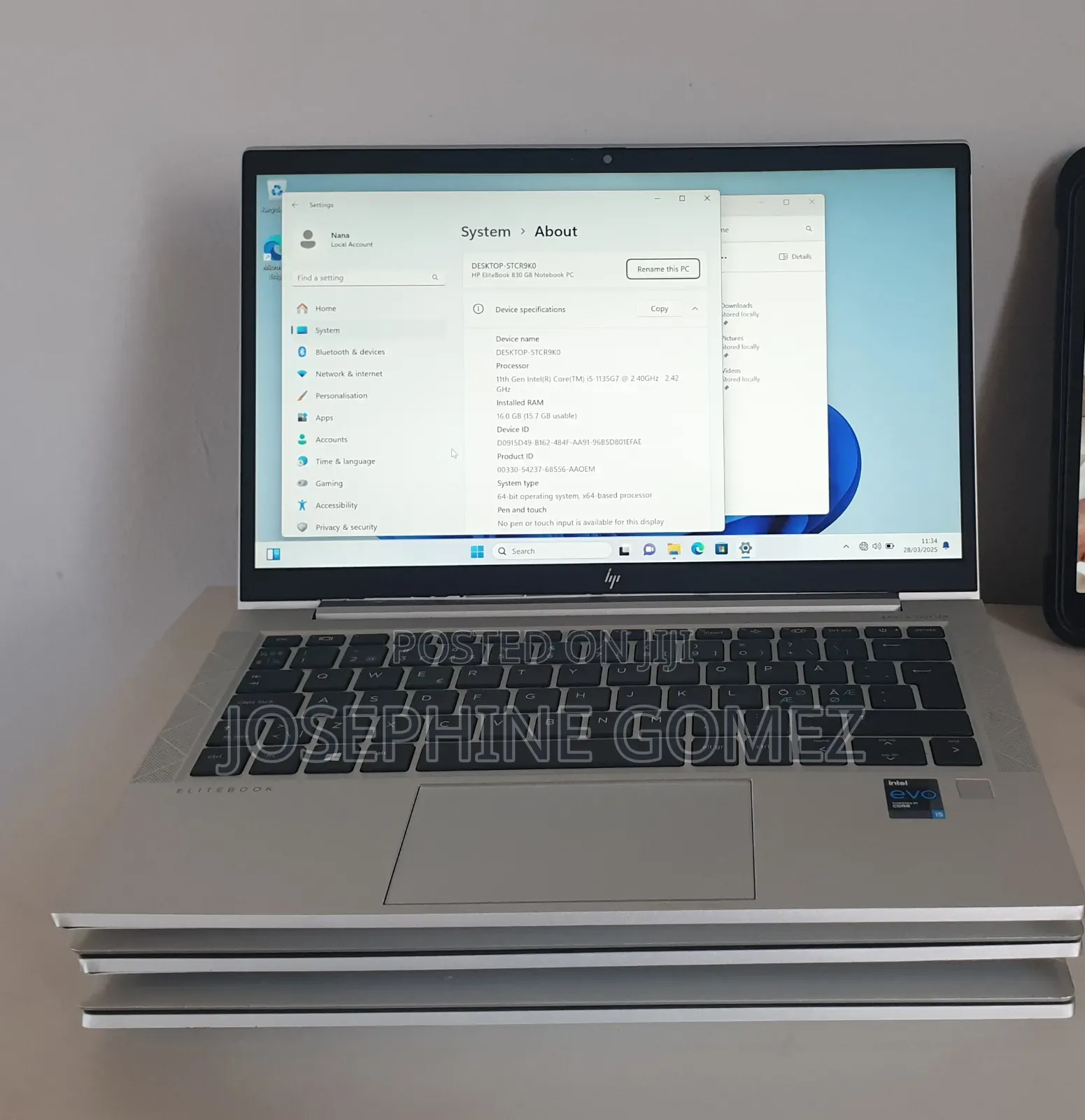 Laptop HP EliteBook 830 G8 16GB Intel Core i5 SSD 256GB