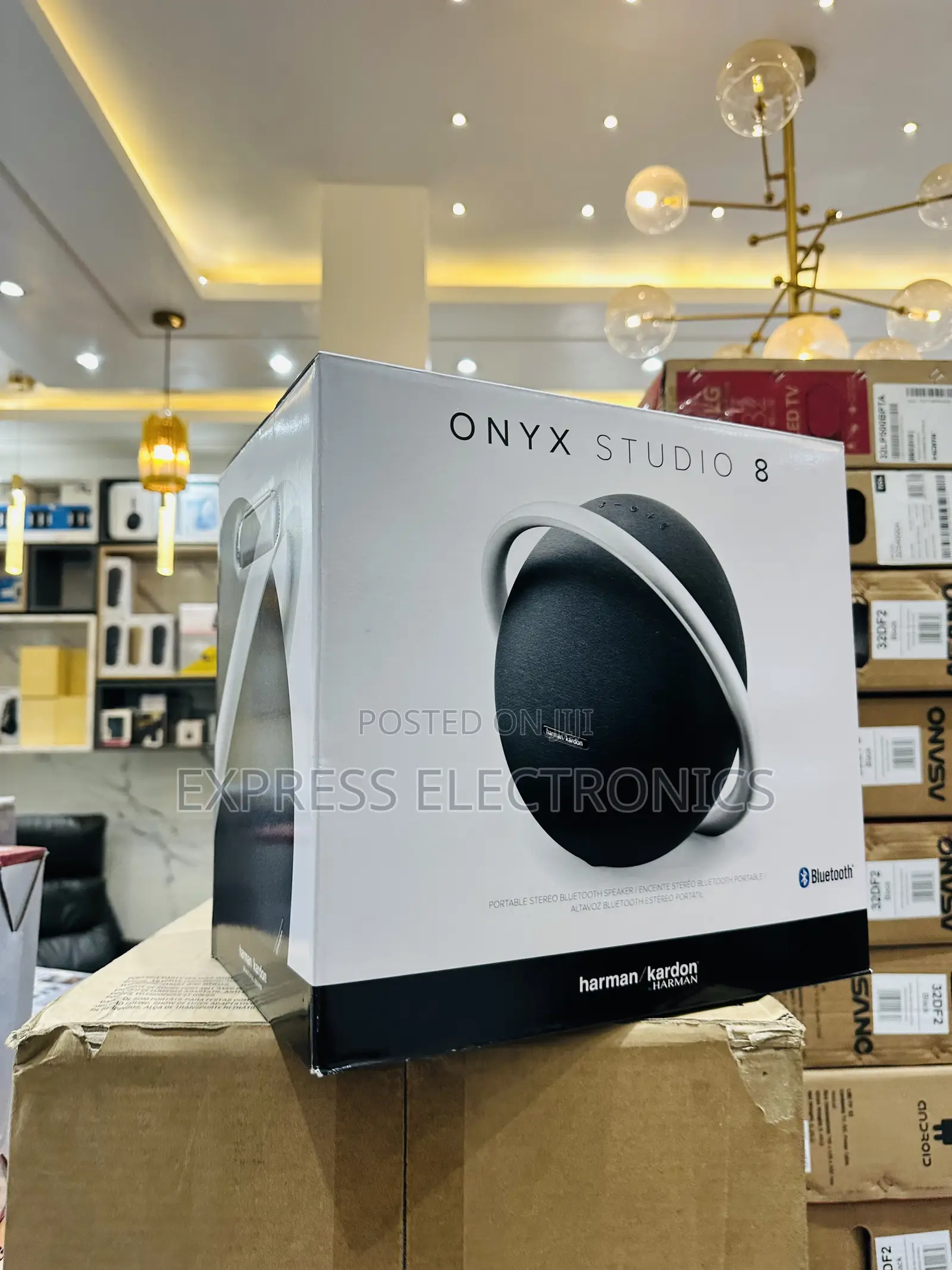Onyx 8 Bluetooth Speaker Soundwave Wireless Streaming