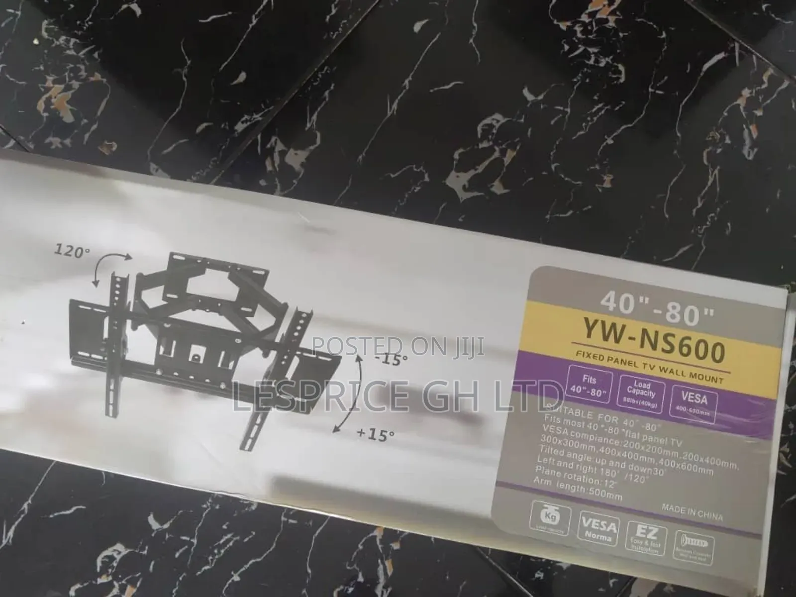 Tv Wall Bracket: Fits 40-80 Screen