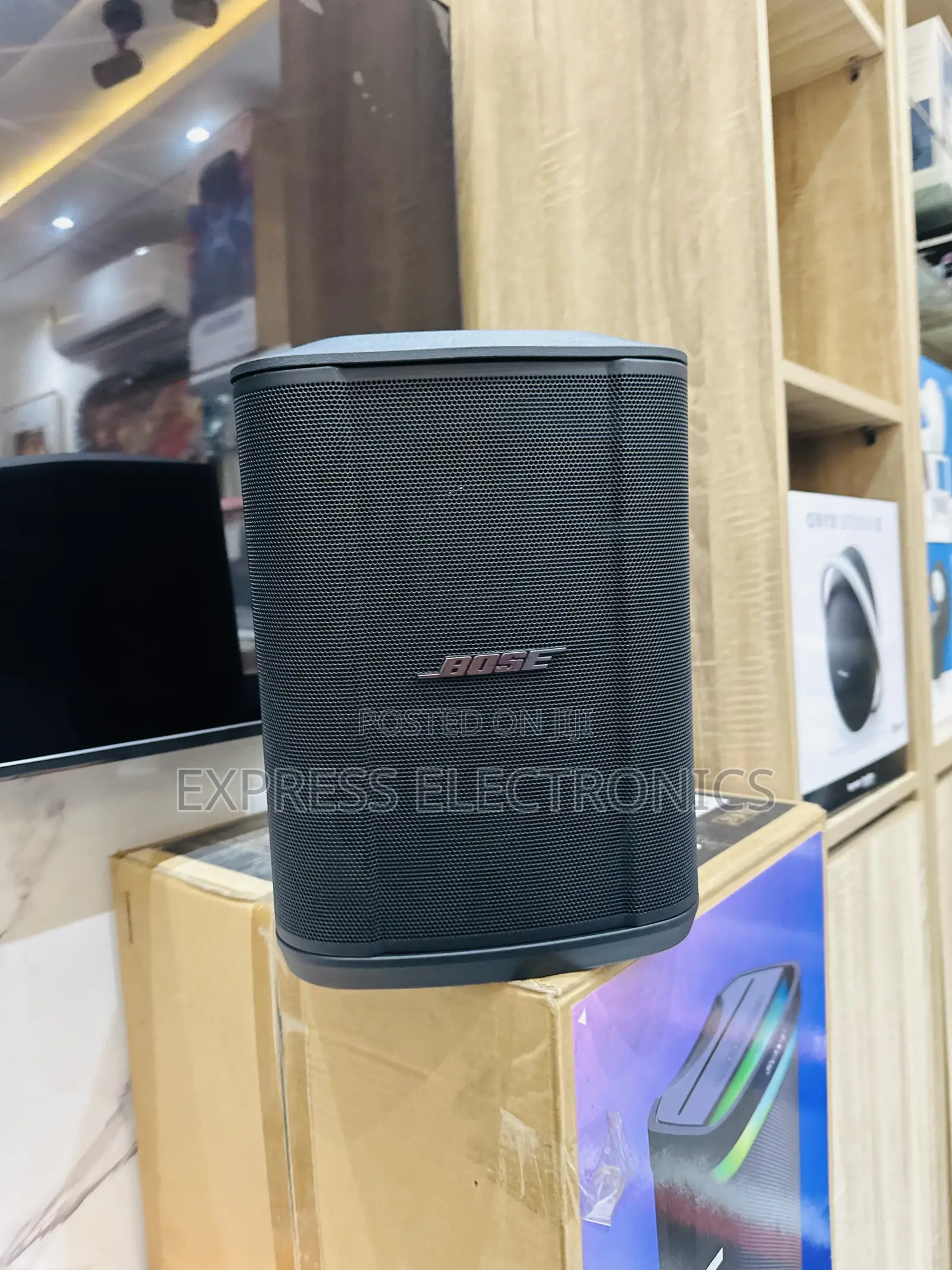 Authentic Sleek Black Bose S1 Pro Plus Speaker