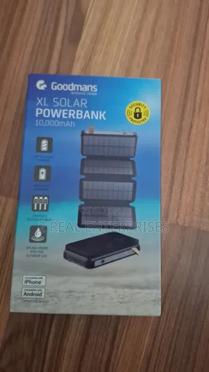 Goodmans Xl Solar Power Bank With Torch Light 10,000mah