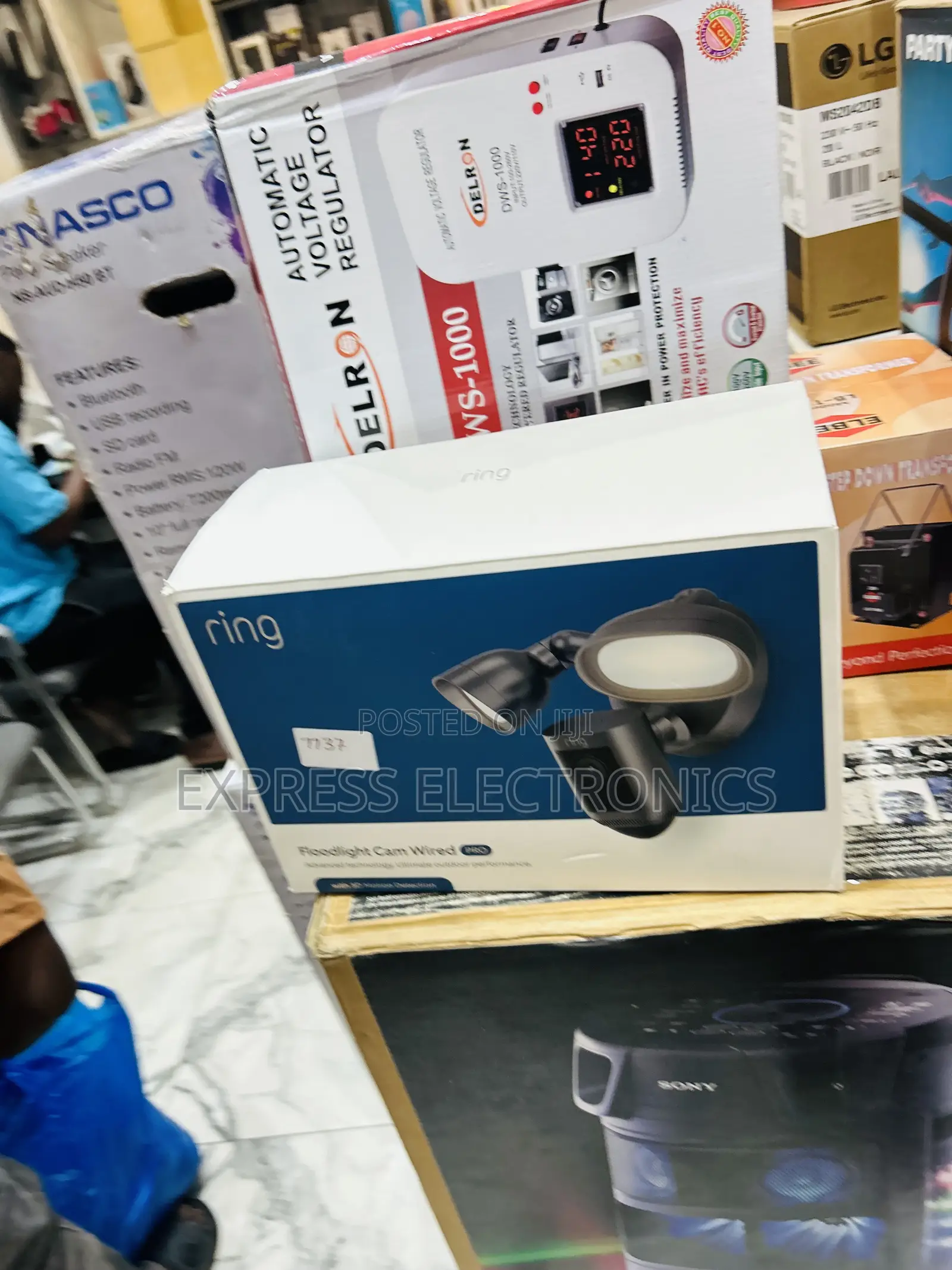 Home Smart Ring Floodlight Cam Wired Pro